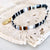 Ibiza bracelet - Navy with a touch of bronze