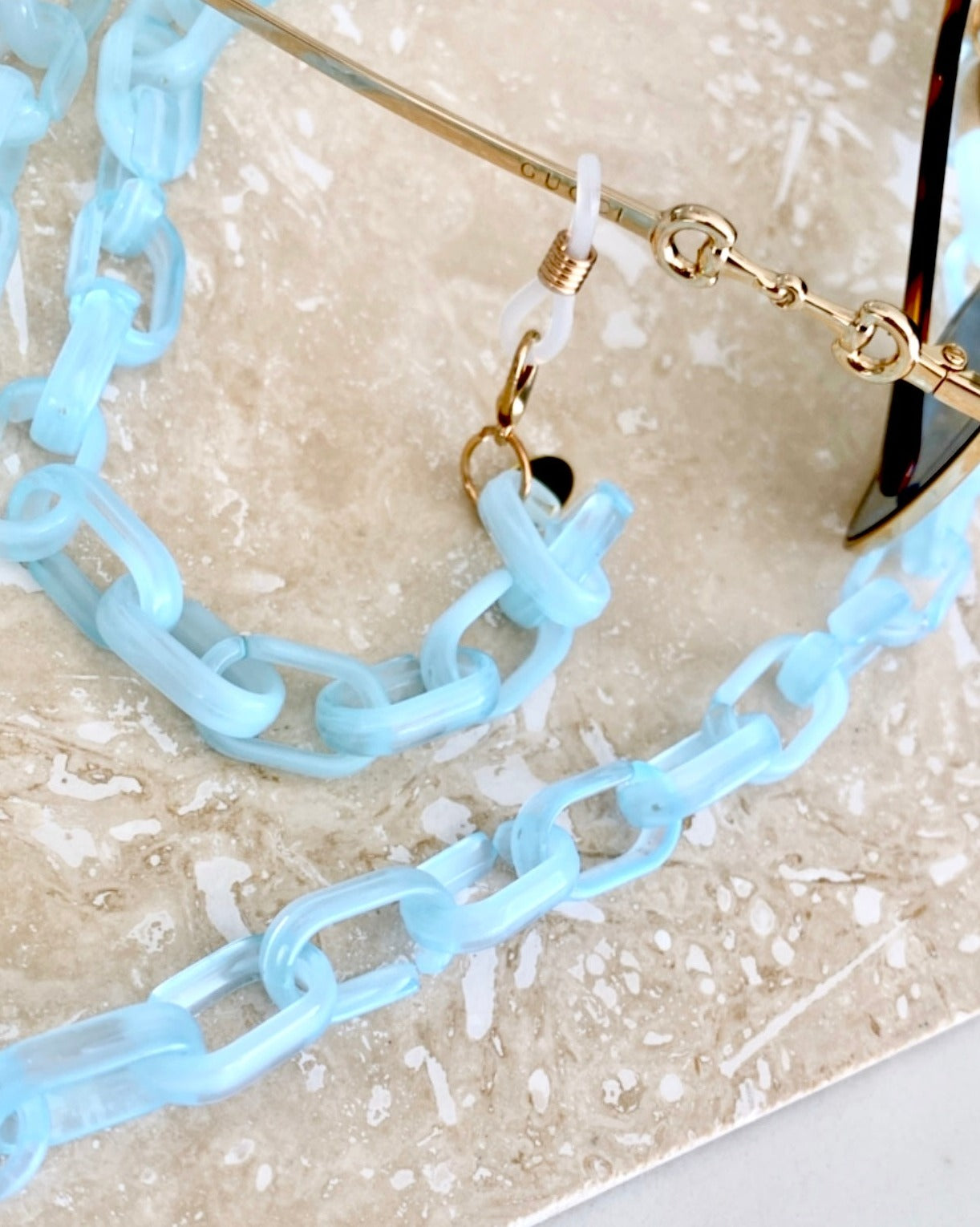 Capri Chain Turquoise - Sunglass Chain
